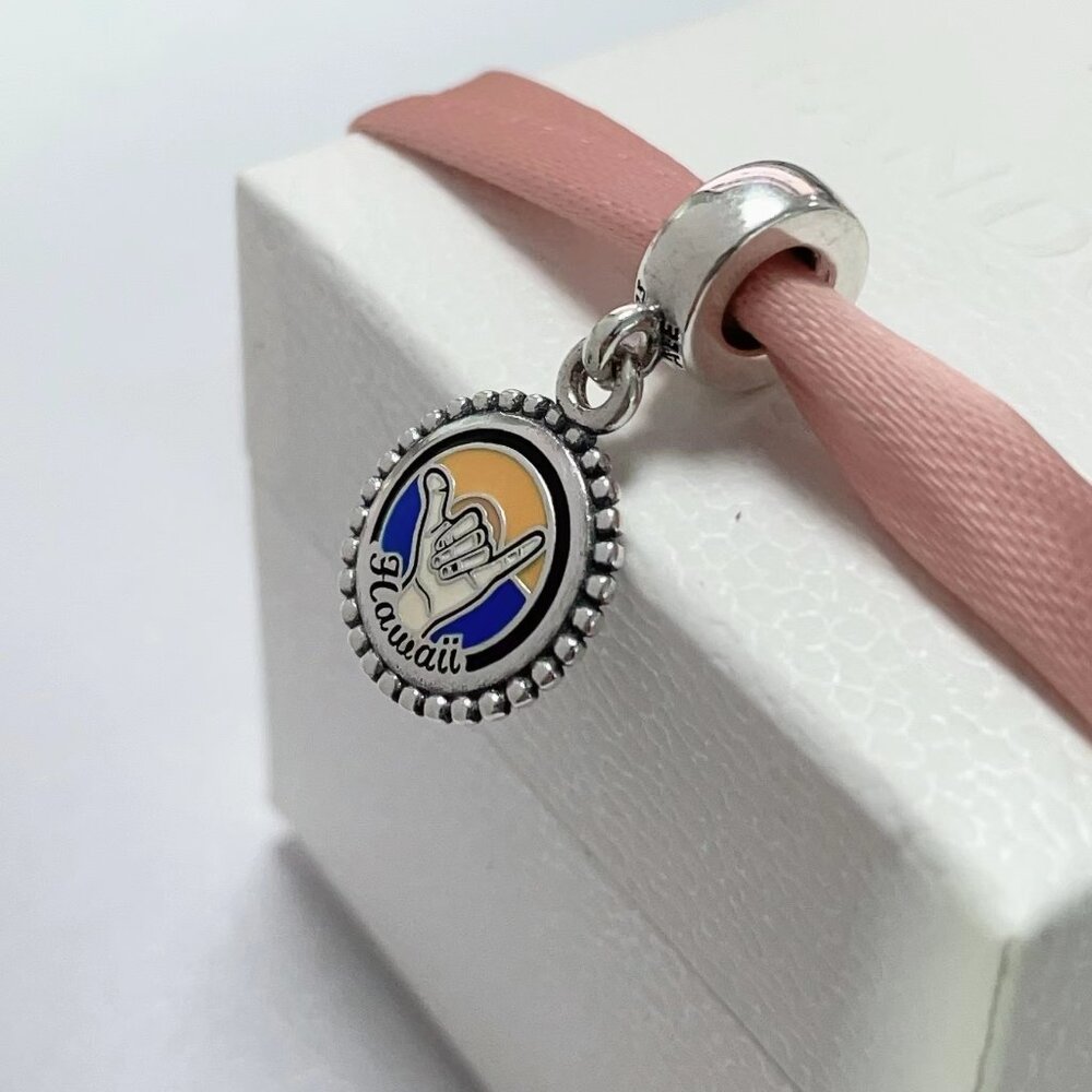Pandora Hawaii Shaka Aloha Dangle Charm
